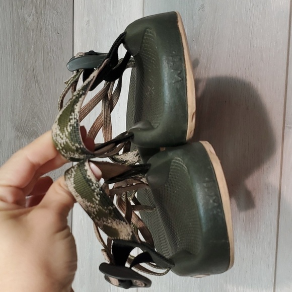 Chaco Women Comfort Loop Toe Sandals shoes flats sz 11 - Picture 6 of 11